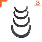 Glossy Black Fender Flares for Nissan Navara NP300 D23 Narrowbody (15-19)