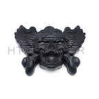 Black Skull Head Horn Cover with Red Light for Harley V-Rod (1992–2020)