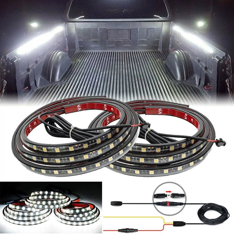2X 60" LED Bar Truck Bed Cargo Lighting Strips for Chevy Ford Dodge GMC (EXC)