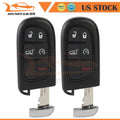 2 Key Entry Remote Fobs for Jeep Cherokee (2014–2019)