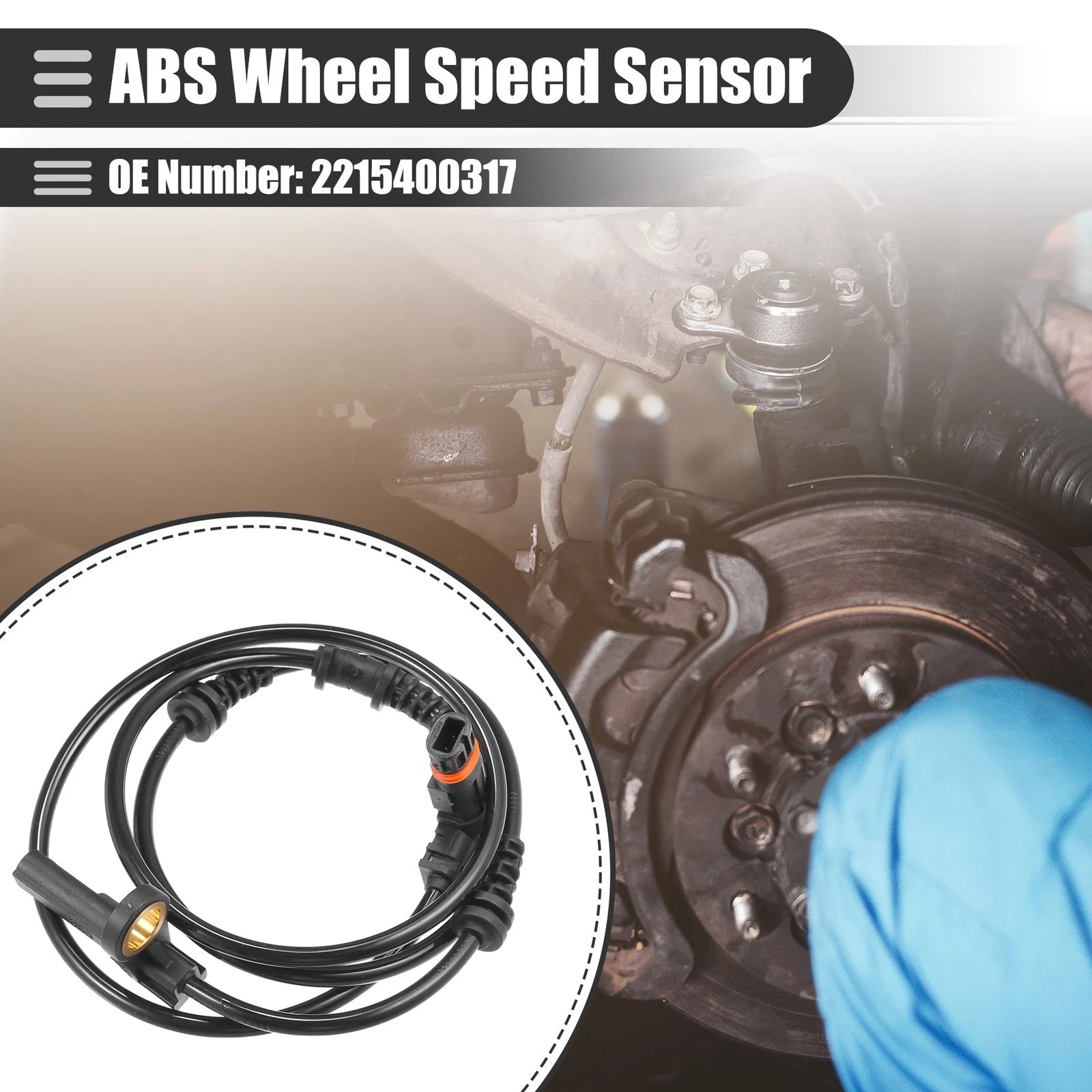 ABS Sensor for Mercedes-Benz CL500 (2007–2008) No. 2215400317