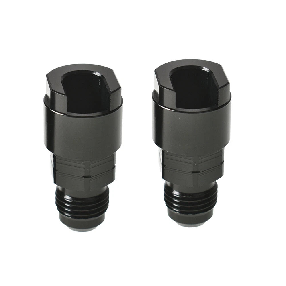 Set of 2 6AN Male to 5/16" Quick-Disconnect Fuel Rail Adapters
