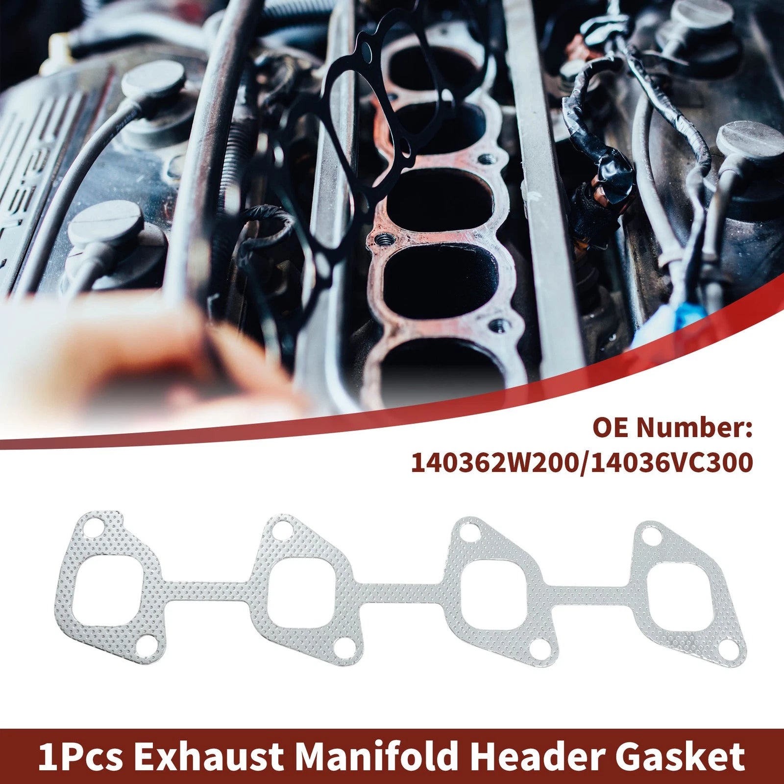 Exhaust Manifold Header Gasket for Nissan Patrol Diesel (2000–2025) No. 140362W200