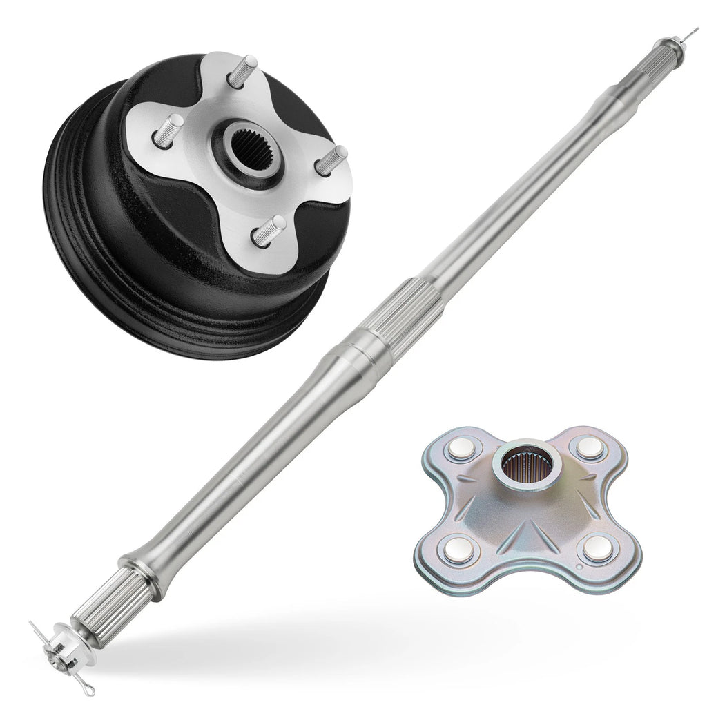 Rear Wheel Axle Brake Drum Hub for Yamaha Big Bear 350, Kodiak 400 (1997–1999)