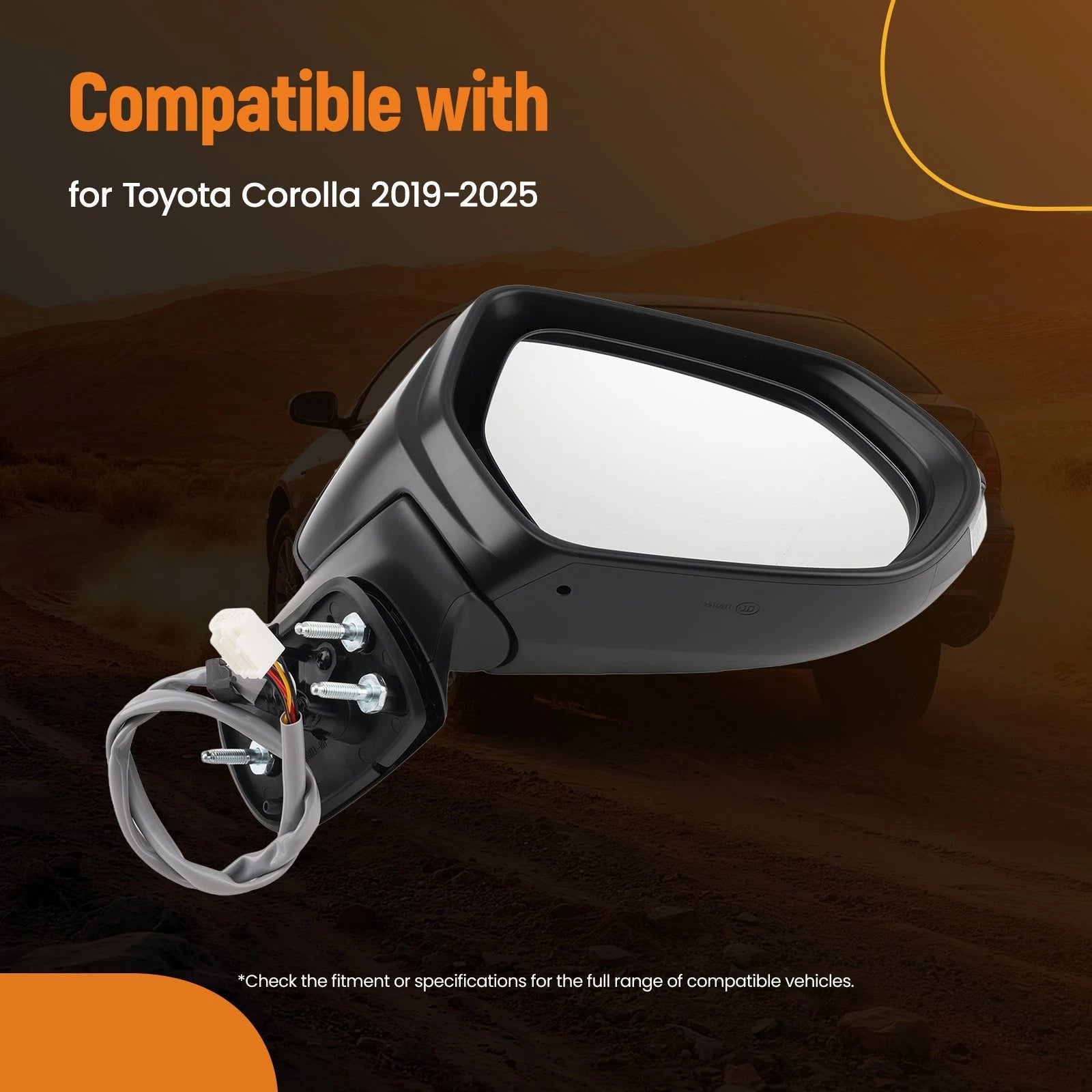 Heated Power Side Mirror for Toyota Corolla Apex (2021–2022) 8791012F80