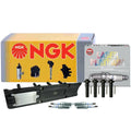 Set of 4 NGK COP Ignition Coils & 4 Laser Platinum Spark Plugs for Chevy L4