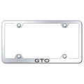 Mirrored Wide Body License Plate Frame - Officially Licensed for Pontiac GTO
