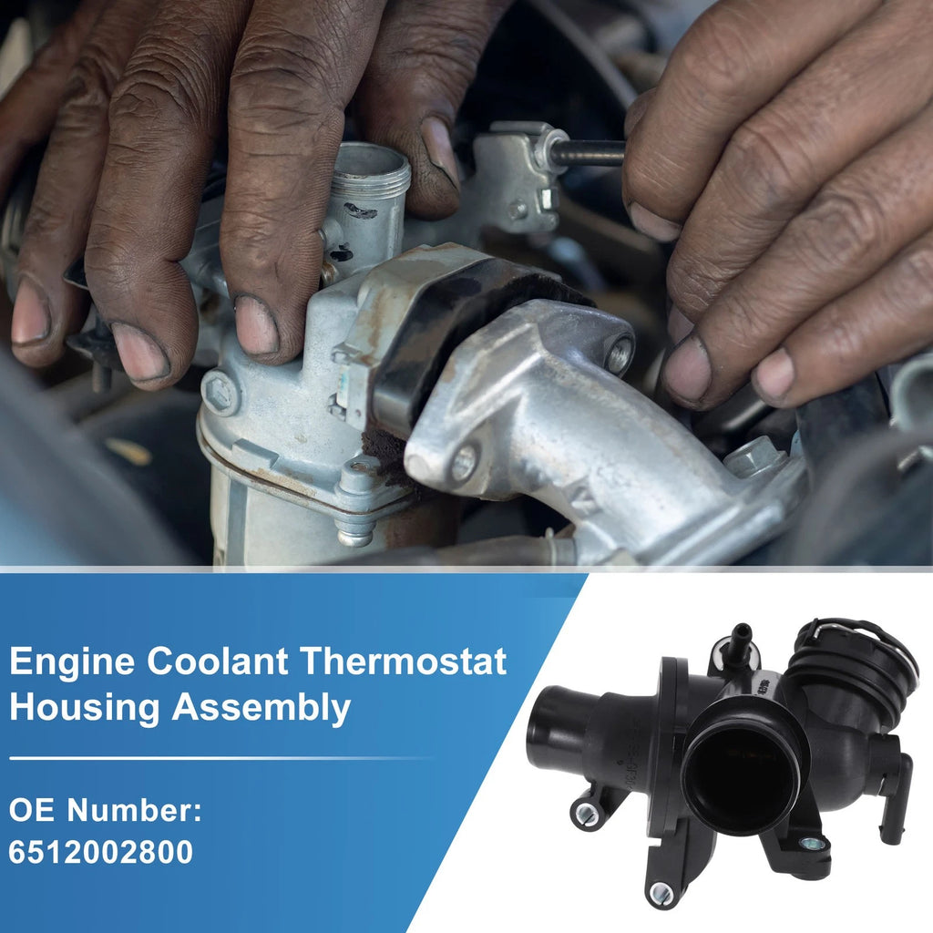 Engine Coolant Thermostat Housing Assembly No. 6512002800 for Mercedes-Benz E250 (2010–2016)