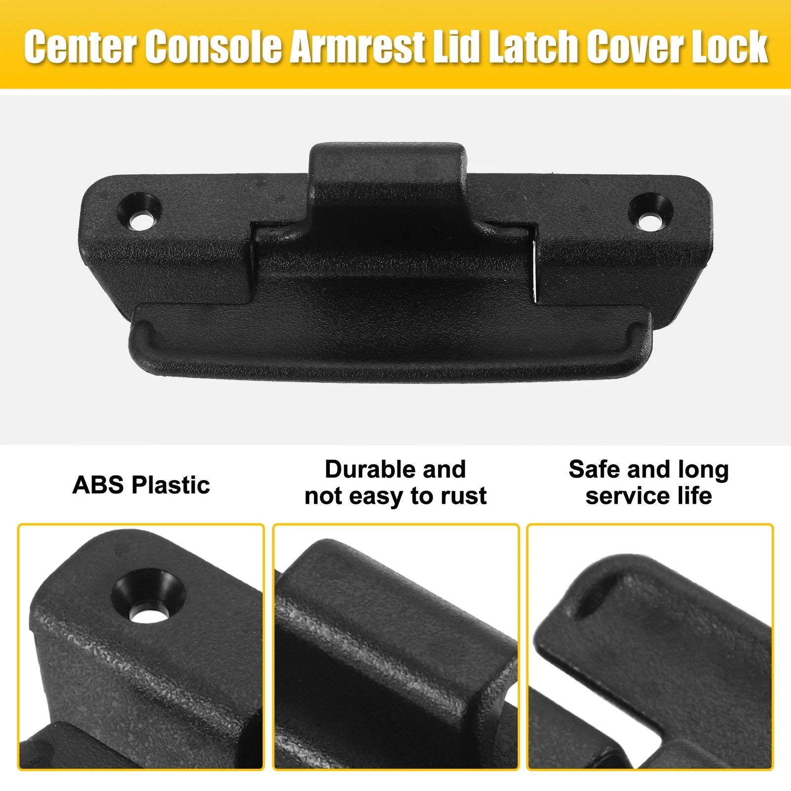Center Console Lid Latch for Lexus LS430 (2001–2006) 58908-50040 Black