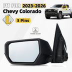 Left Side Mirror for Chevrolet Colorado (2023–2026) Power Adjust 3 Pins