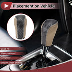 1Pc Gear Shift Knob Cover for Honda Inspire (2023) Beige Faux Leather