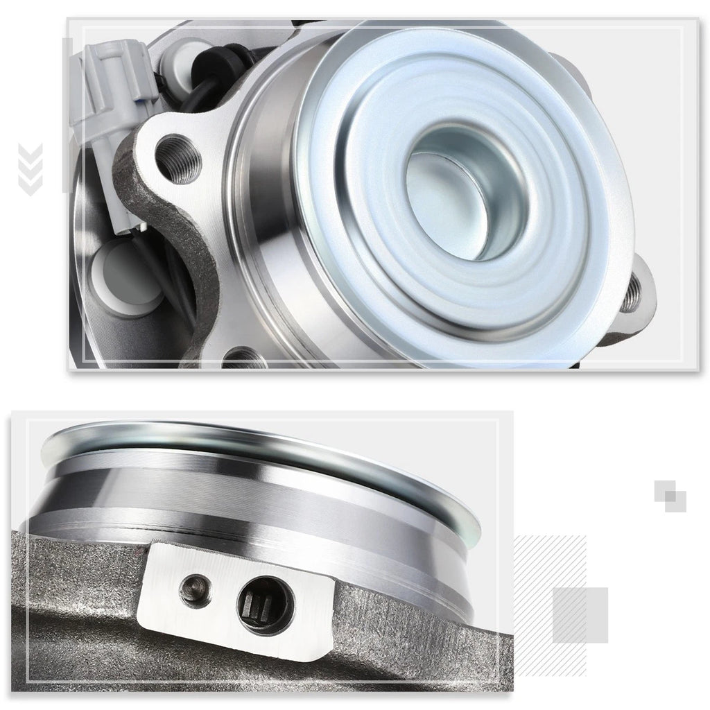 Front Wheel Hub Bearing Kit w/ ABS Sensor for Nissan Frontier Pathfinder Xterra (2005–2020)