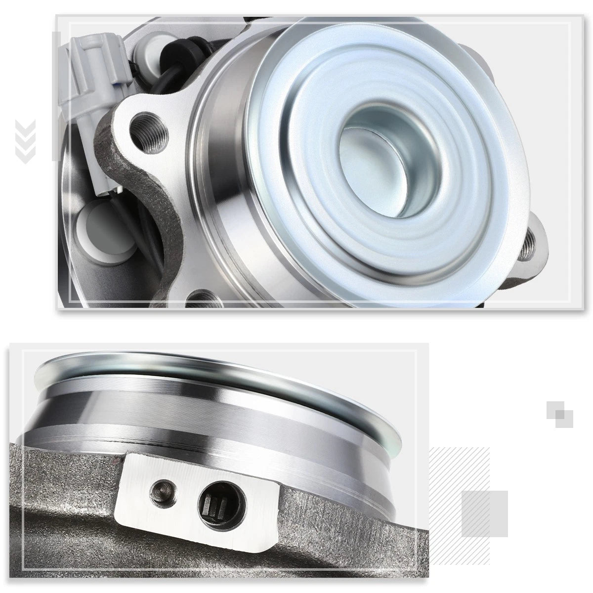Front Wheel Hub Bearing Kit w/ ABS Sensor for Nissan Frontier Pathfinder Xterra (2005–2020)