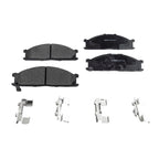 Front Brake Disc and Pad Kit for Nissan Frontier (1998–2004) Semi-Metallic