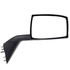 Black Hood Mirrors for Volvo VNL Truck (2004–2016) w/Mounting Plate LH RH