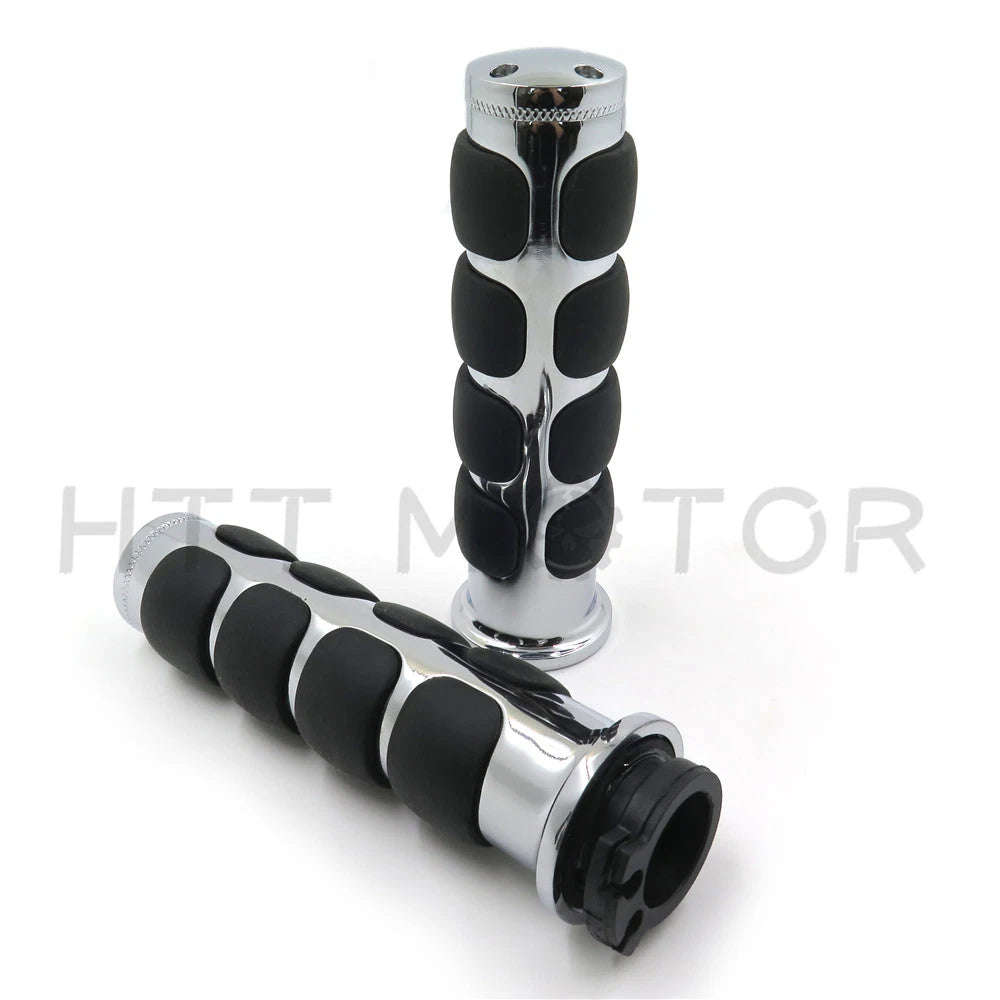 Custom Chrome Handlebar Grips for Honda Goldwing GL1200 (1982–1987)