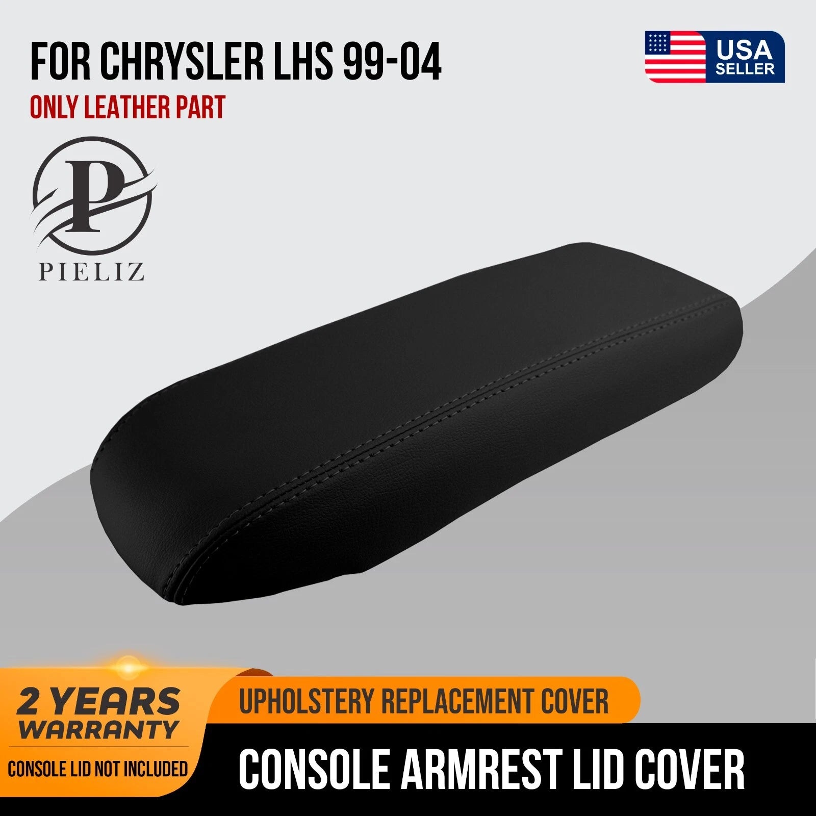 Leather Synthetic Center Console Armrest Cover for Chrysler LHS (1999–2004)