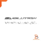 Chrome Tailgate Badge Emblem for Mitsubishi Lancer Galant (2002-2006)