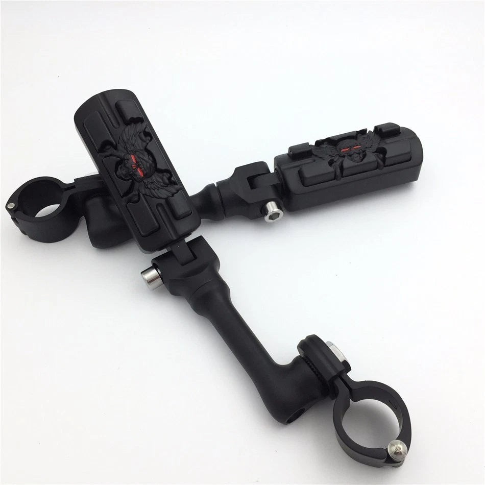 1.5" Black Zombie Foot Peg for Honda GoldWing VTX1300 Shadow Valkyrie