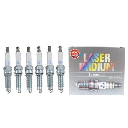 Set of 6 NGK Lasser Platinum Spark Plugs for Audi VW V6
