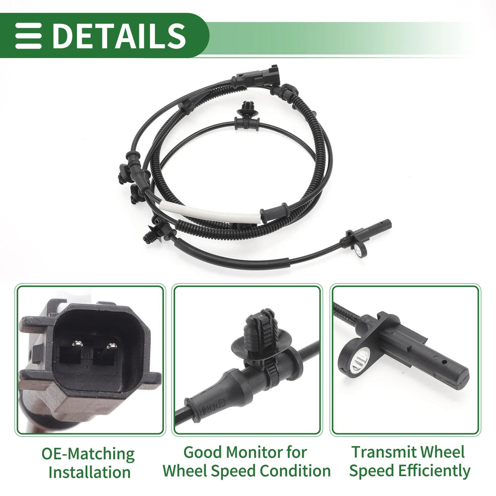ABS Wheel Speed Sensor No.HL3Z2C190A for Ford F150 (2017–2020) Rear Right