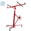 Drywall Rolling Lifter for Panel Hoist (16 Ft, Lockable Wheels)