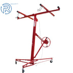 Drywall Rolling Lifter for Panel Hoist (16 Ft, Lockable Wheels)