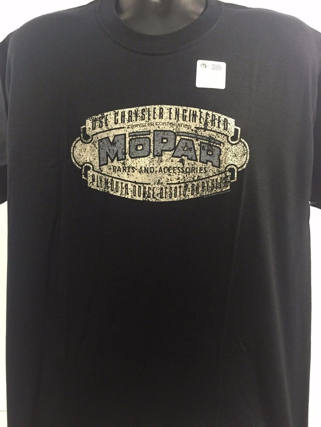Mopar T Shirt Logo Emblem for 1937 Chrysler Corporation Heritage (1937–1937)