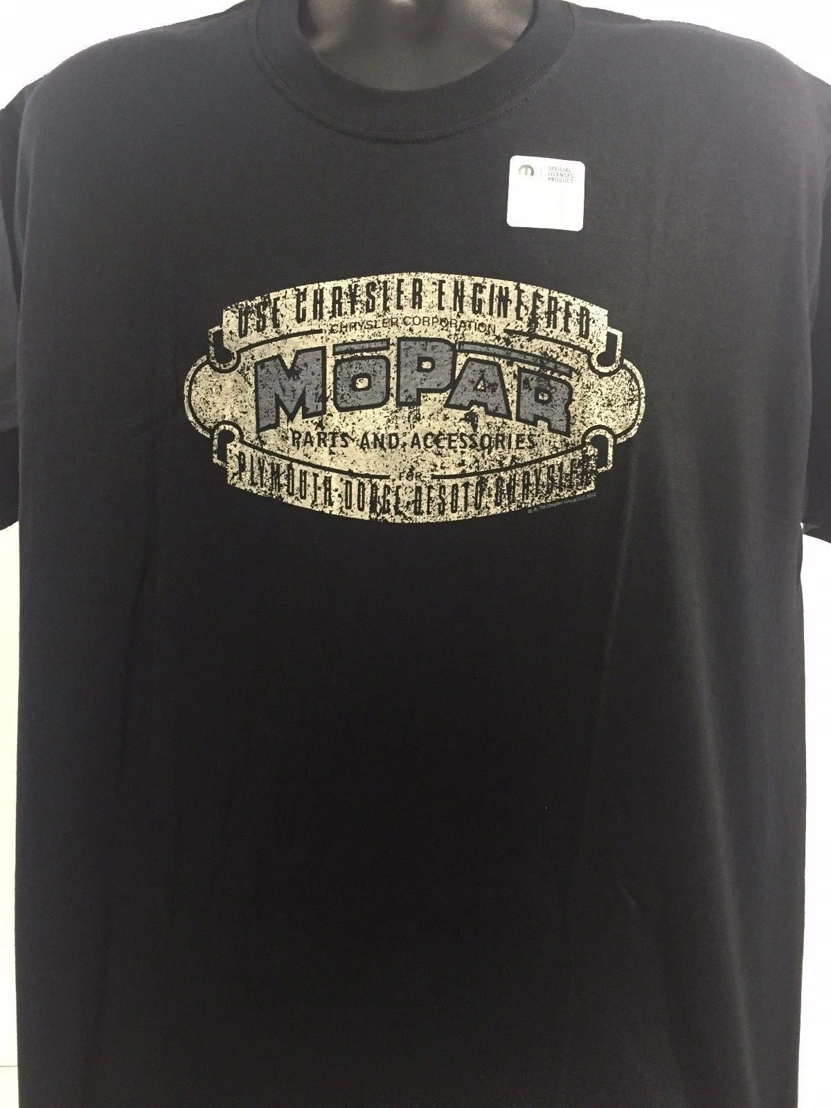 Mopar T Shirt Logo Emblem for 1937 Chrysler Corporation Heritage (1937–1937)