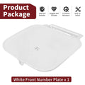 White Front Number Plate for Honda Z50R Z50 Z 50R (1988–1999)