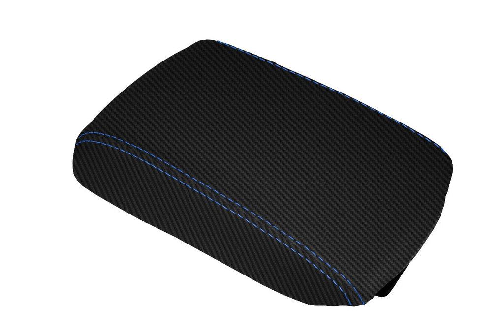 Carbon Fiber Console Lid Armrest Cover for Mazda 3 (2003–2008)