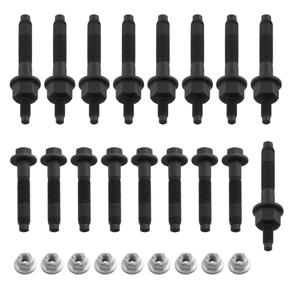 Exhaust Manifold Stud Bolt Nut Kit for Dodge Charger 5.7L V8 (2003–2008)