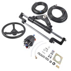Hydraulic Outboard Boat Steering Kit for Various Models (20ft Hoses)
