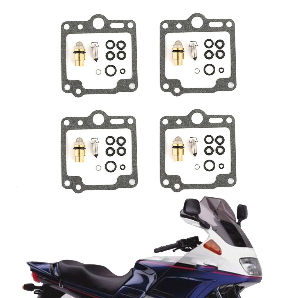 Set of 4 Carburetor Repair Kits for Yamaha XJ700, XJ750, FJ1100, FJ1200 (1985–1992)