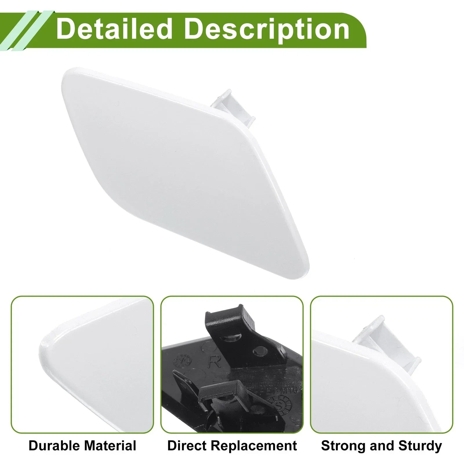 Washer Nozzle Cover for Porsche Cayenne 92A (2015-2017) - White