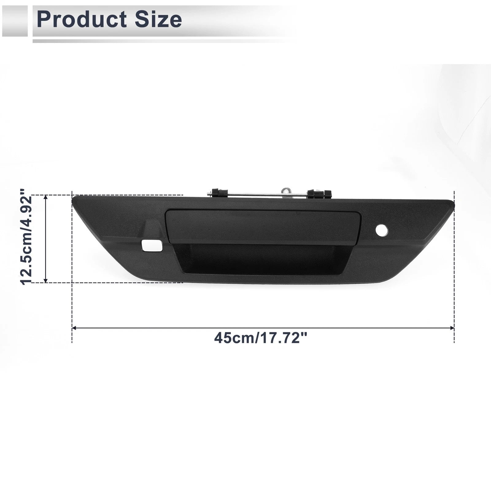 Exterior Door Tailgate Handles for Toyota Hilux Revo (2015–2021) No.690900K110 Black
