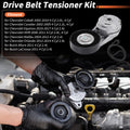 Set of 2 Drive Belt Tensioner Kits for Chevrolet Cobalt (2005–2010) 4 Cyl 2.0L