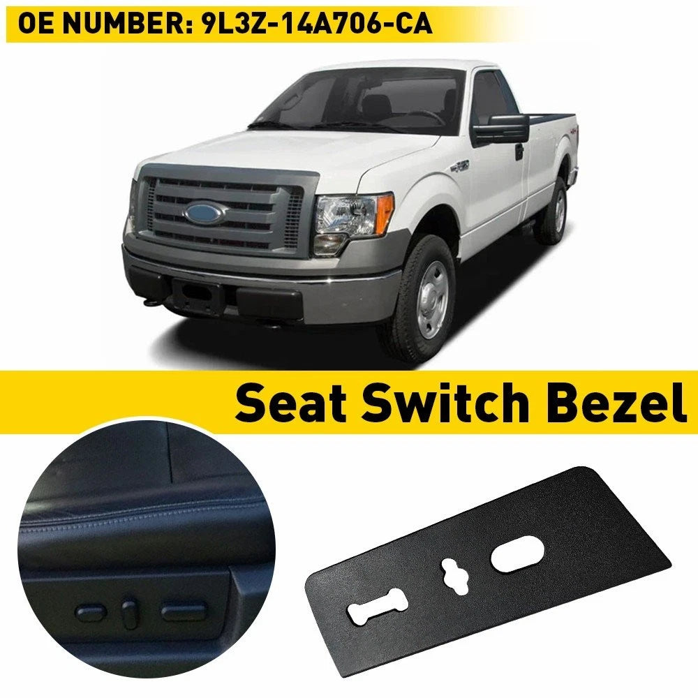 Front Passenger Seat Switch Housing Trim Bezel Panel for Ford F-150 (2009–2014) PY