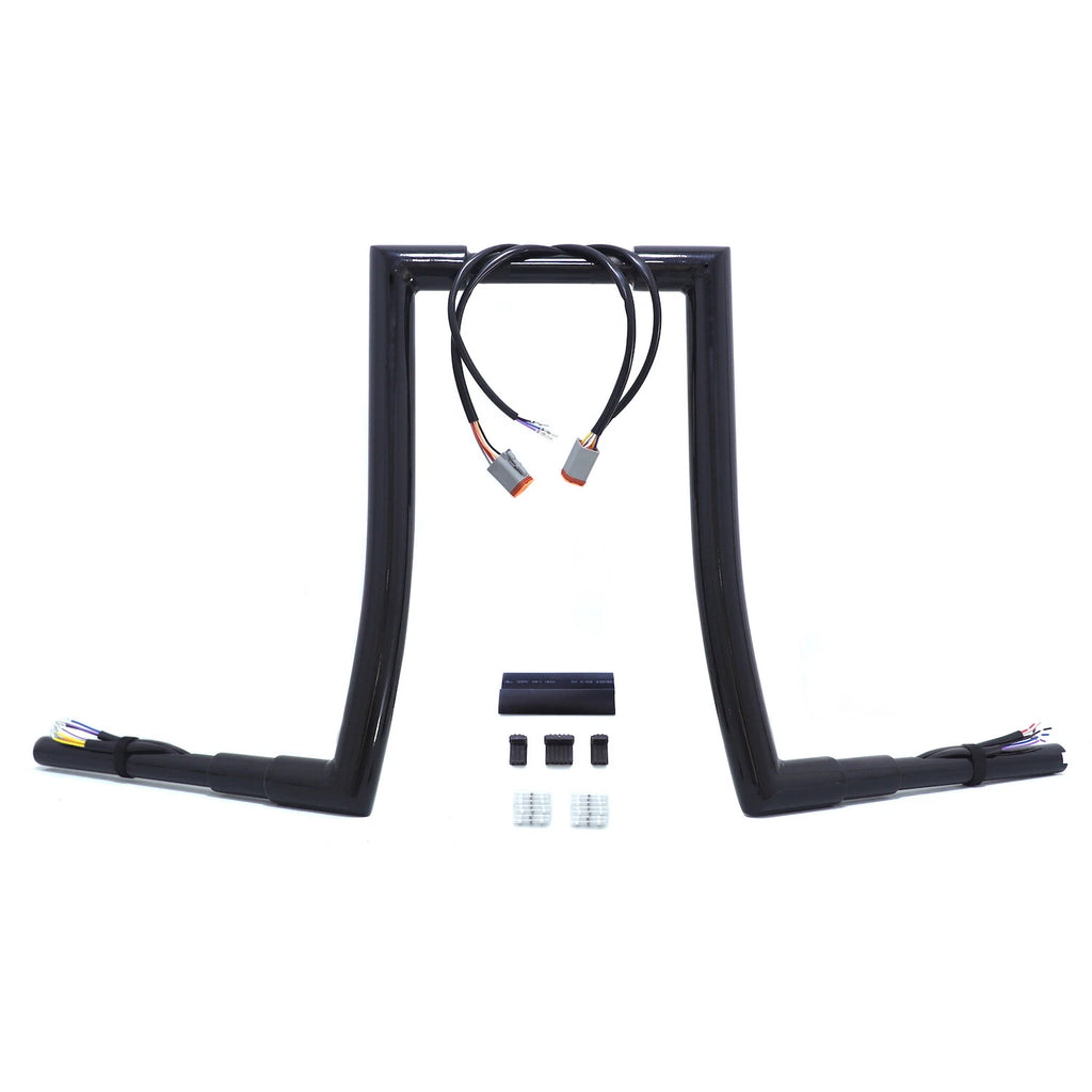 16" Prewired 32mm Handlebar for Harley Sportster/Dyna/Softail/Road King (1996–2006)