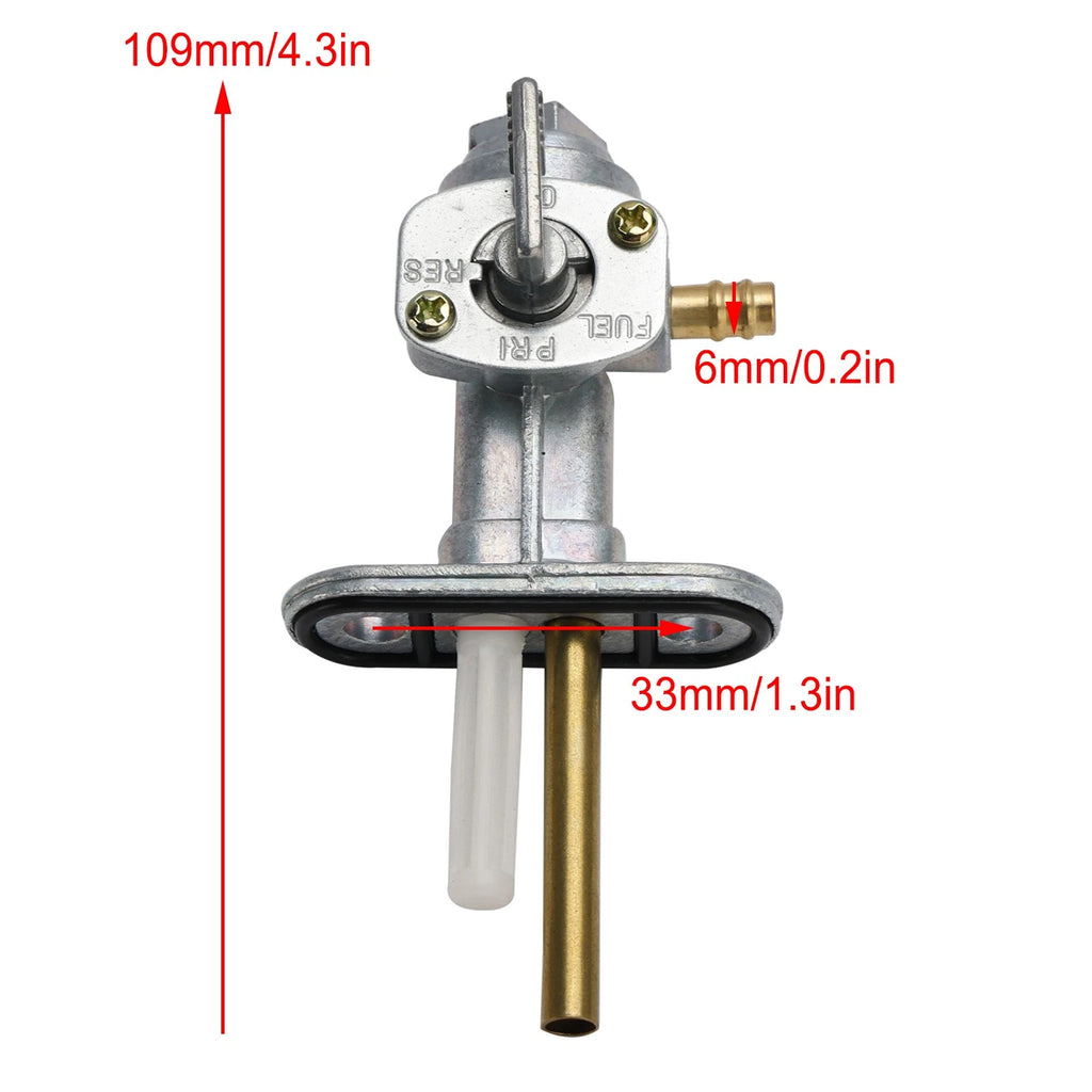 Gas Tank Fuel Cock Valve Petcock for Kreidler ATV Mustang (170–250)