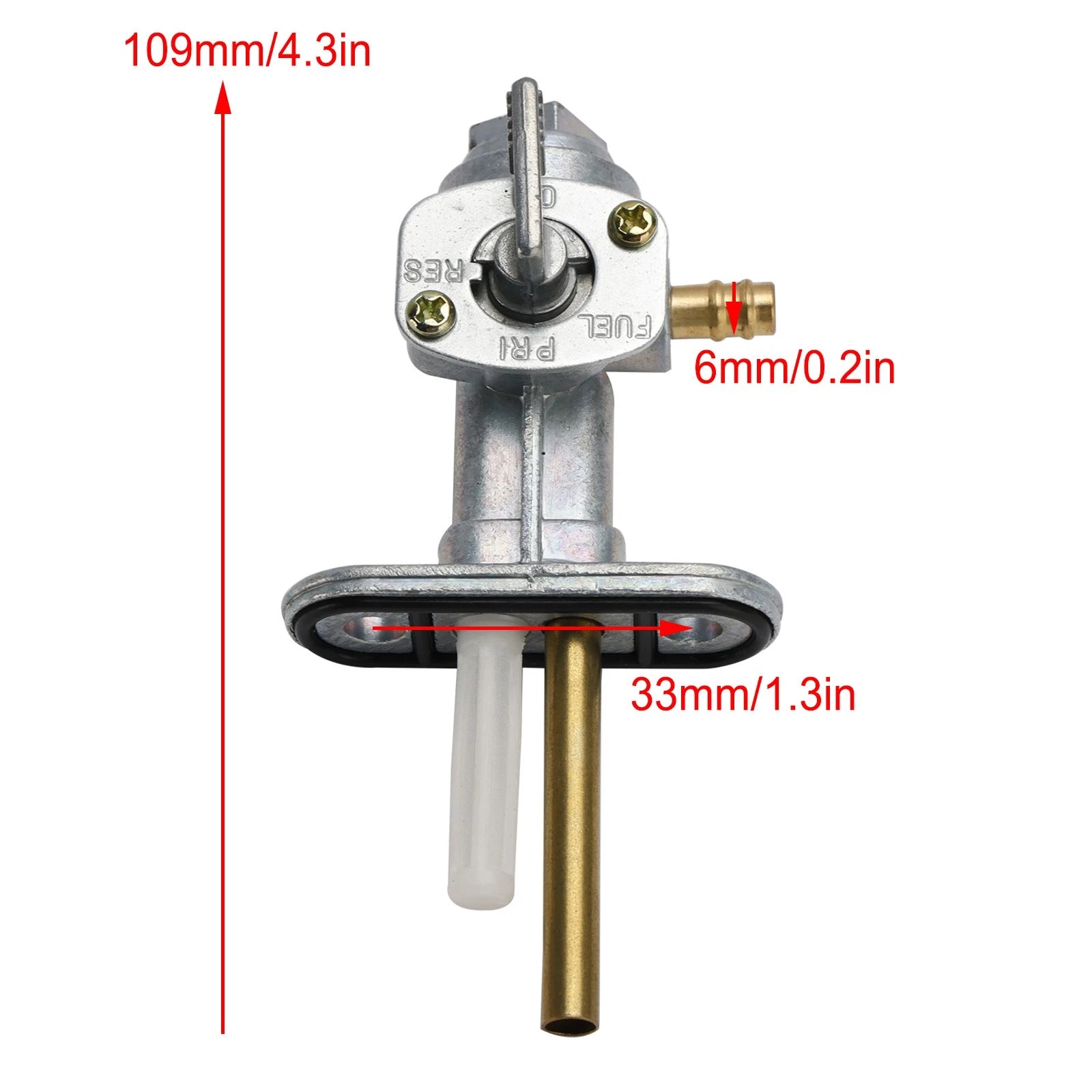 Gas Tank Fuel Cock Valve Petcock for Kreidler ATV Mustang (170–250)