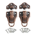 Duckbill switch latch for antique jewelry boxes and toolboxes