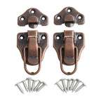 Duckbill switch latch for antique jewelry boxes and toolboxes