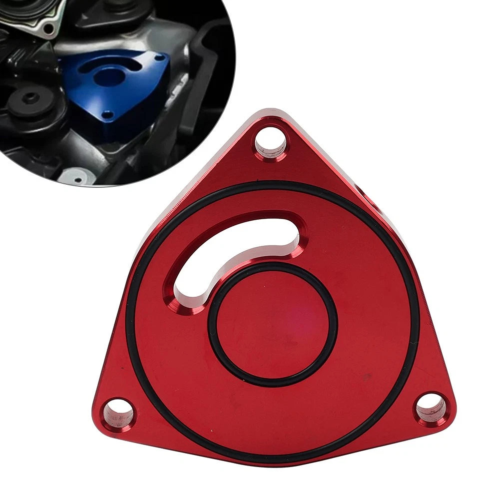 Turbo Blow Off Valve BOV Plate Spacer for Honda Civic (2015–2021) Red