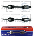 Set of 2 Front CV Axle Shafts for Dodge Ram 1500 (2006–2011) 4WD