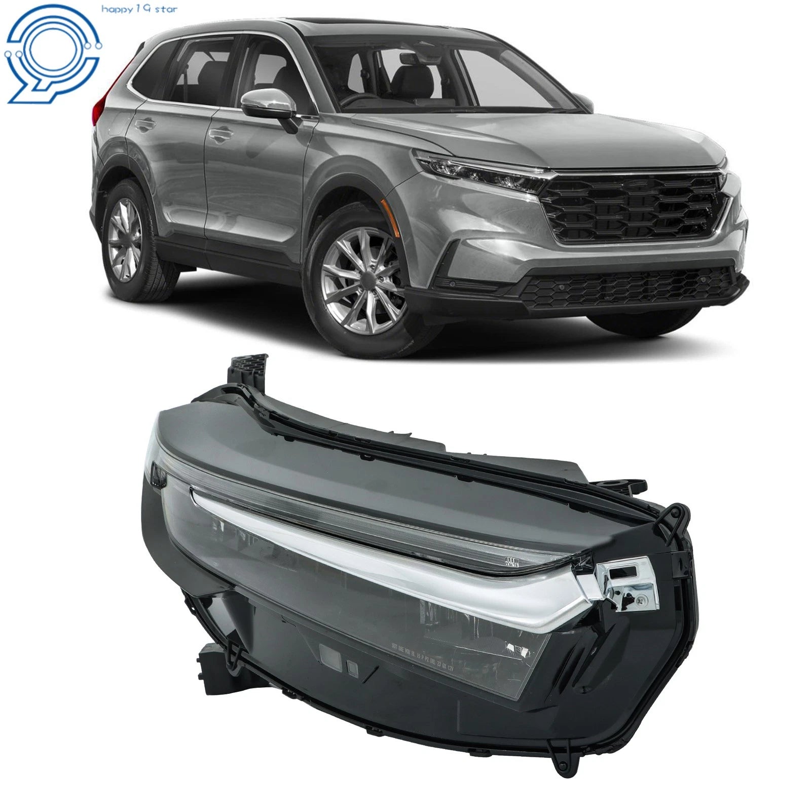 LED Headlight for Honda CR-V (2023–2024) with Electroplated Trim