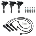 Set of 3 Ignition Coils & 6 Iridium Spark Plugs for Amanti V6 (2004–2009)