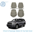 Set of 2 Seat Covers for Toyota Sequoia (2000–2007) Gray