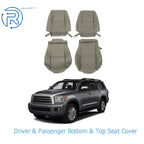Set of 2 Seat Covers for Toyota Sequoia (2000–2007) Gray