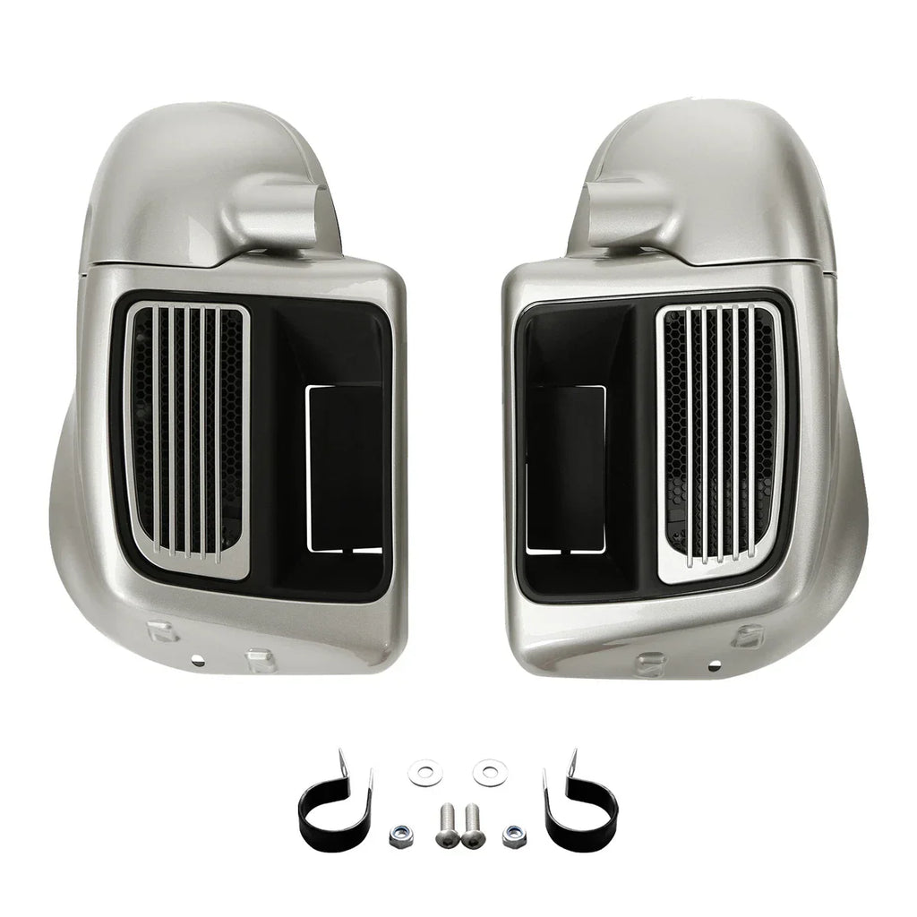 Vented Fairings for Harley Road Glide Touring 2014-2023 Silver Fortune